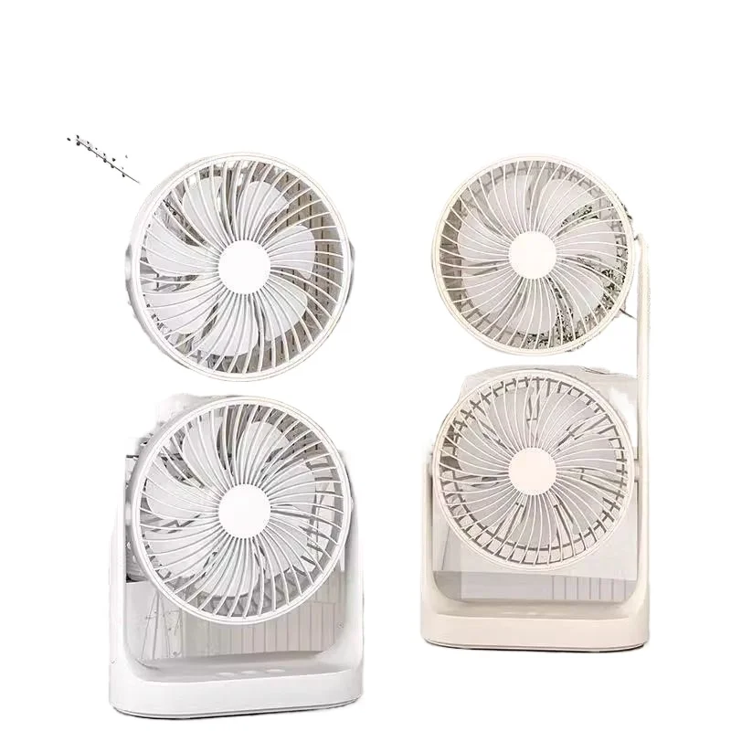 

Electric fan Multi-head electric fan Household silent double-layer two-in-one high-power student dormitory refrigeration