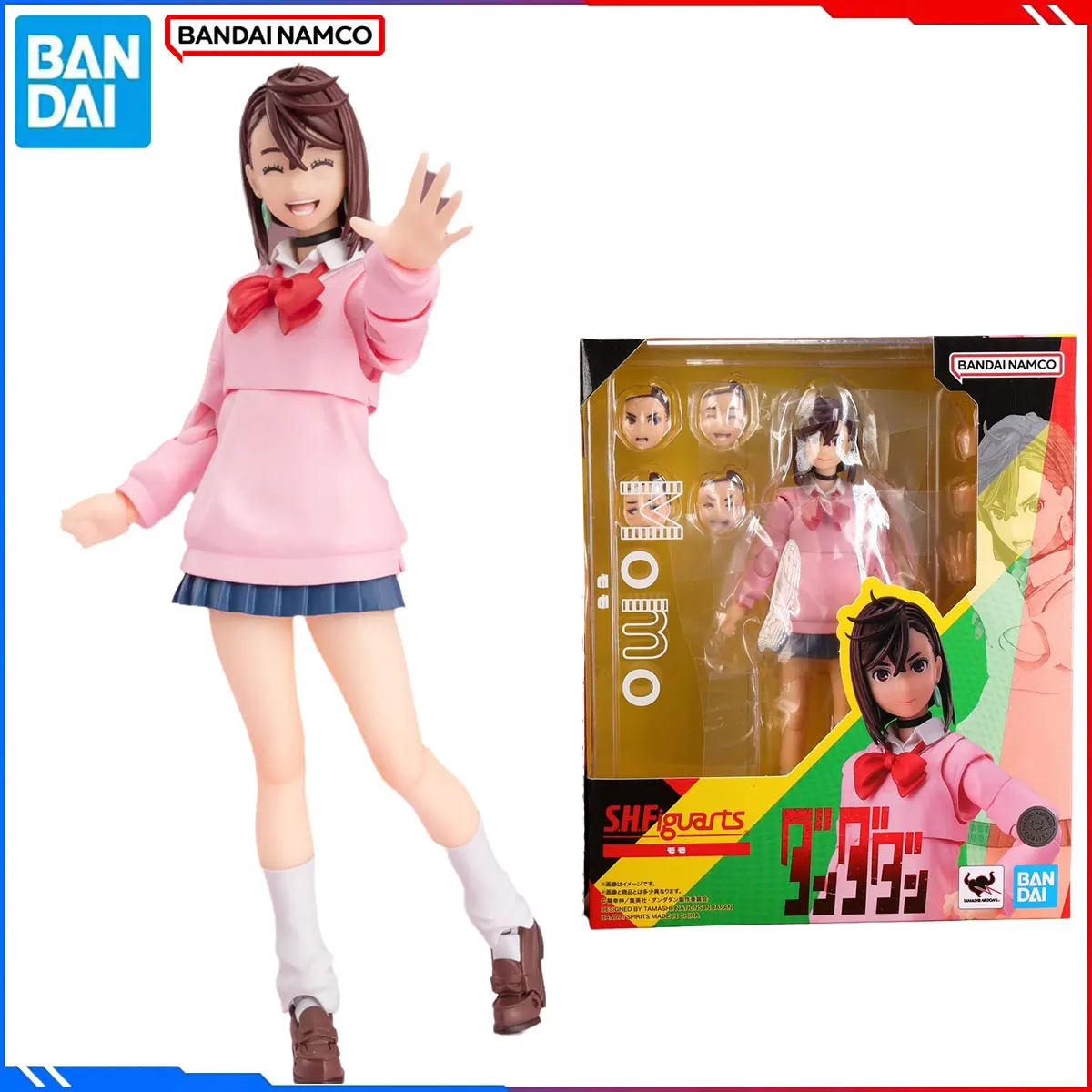 

Genuine Bandai Original DAN DA DAN Figure Model Kits S.H.Figuarts 1/12 Anime Figures Ayase Momo Action Model Toys Gift for Kids