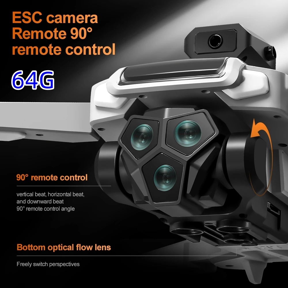 New G66 GPS Drone with 4K Dual Camera Professional Video Drone Quadcopter 360 Intelligent Obstacle Avoidance for Gift Drone