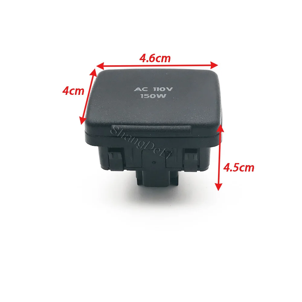 4pins Fit For Ford Explorer 2011-2015 F-150 2010-2014 F-250 F-350 F-450 Center Console Power Outlet Socket Plug BC3Z-19N236-A
