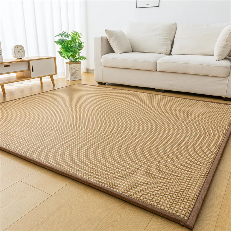 Multi purpose Summer Cool Rattan Mat Japanese Style Non-collapsing Tatami Mattress for Floor Sleeping Nap Portable Sleeping Pad