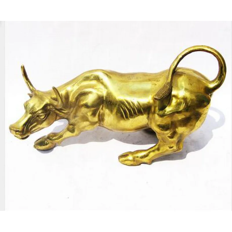 Copper Brass Exquisite Home Decoration Most Worthy Collection Of Wall Street Bronze Bull  Shipping Luy Home Decoration