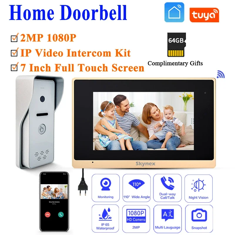 

2 Wire 4 Wire Street Panel Outdoor WIFI TUYA Unit Touch Panel Electric Electronic Door Lock Bundles If Add Poe No Limited