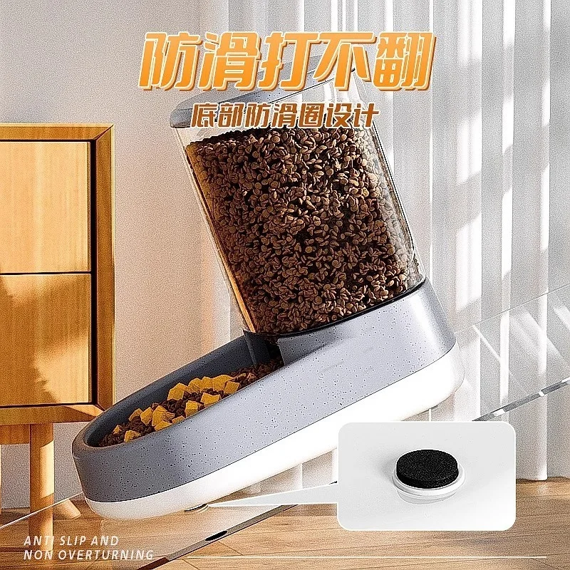 Non-electric Pet Water Dispenser and Automatic Feeder, Practical Water Bowl & Kettle, Anti-splash Design Keeps Pets' Mouth Dry