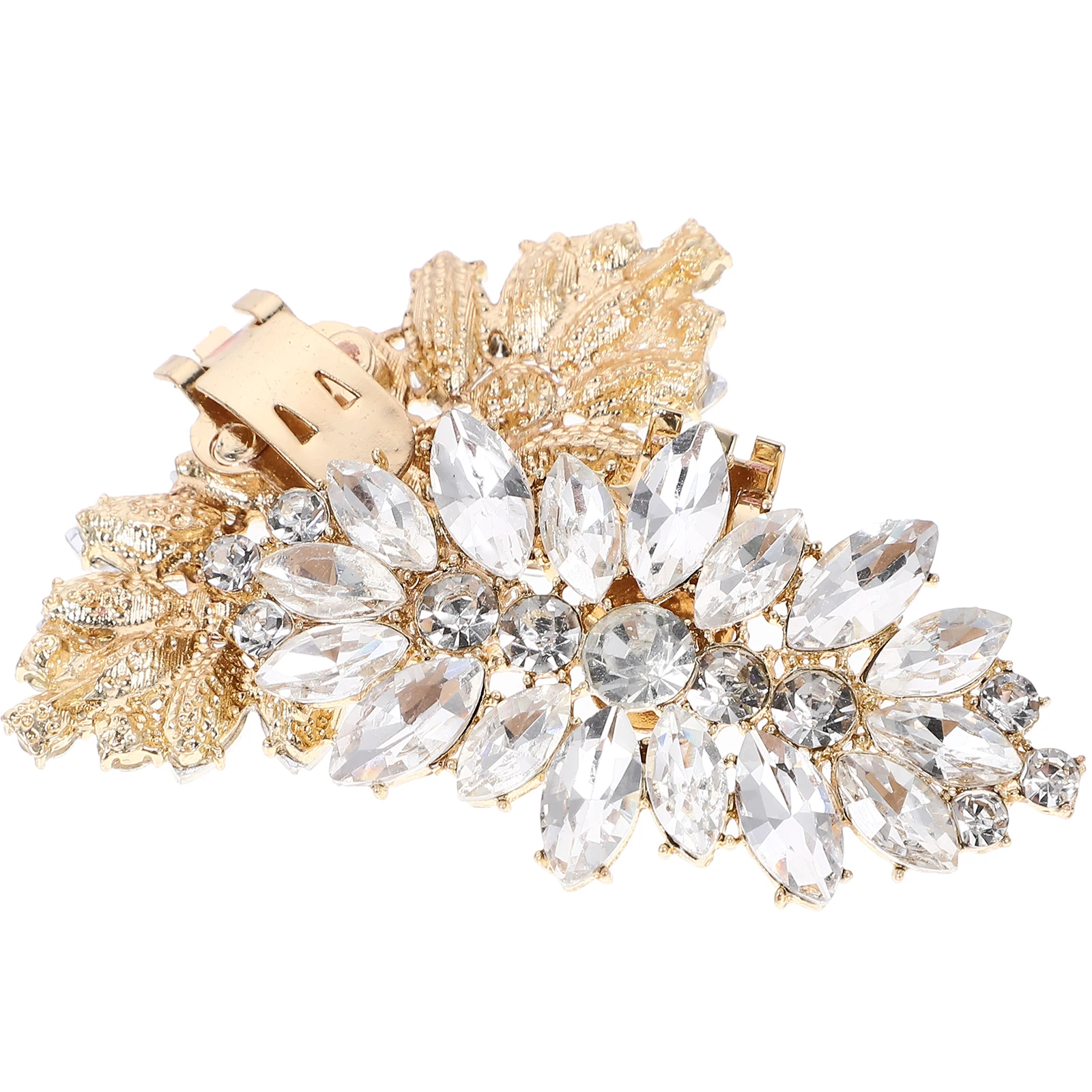 

2pcs Rhinestone Buckle Shoe Clips Decoration Accessory for Women Shoes Crystal Bridal Heel Pumps Bling Jewel Embellishments