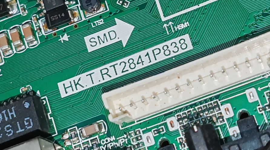 HK.T.RT2841P838 WiFi network three-in-one TV motherboard, physical photo for 94--112V  600MA