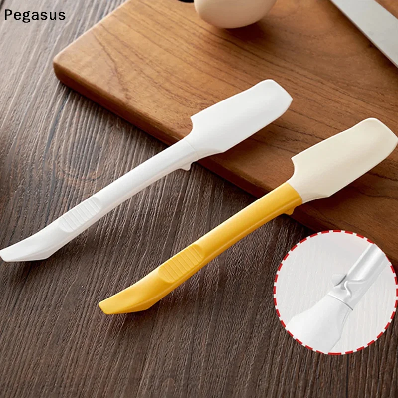 [S]Japanese Style High Temperature Resistance Baking Tool Multi-purpose Bottle Bottom Scraper Soft Glue Spatula Kitchen Gadgets