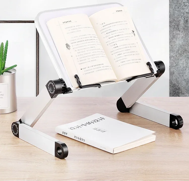 

The multi-functional adult reading stand is portable and the book clip is foldable