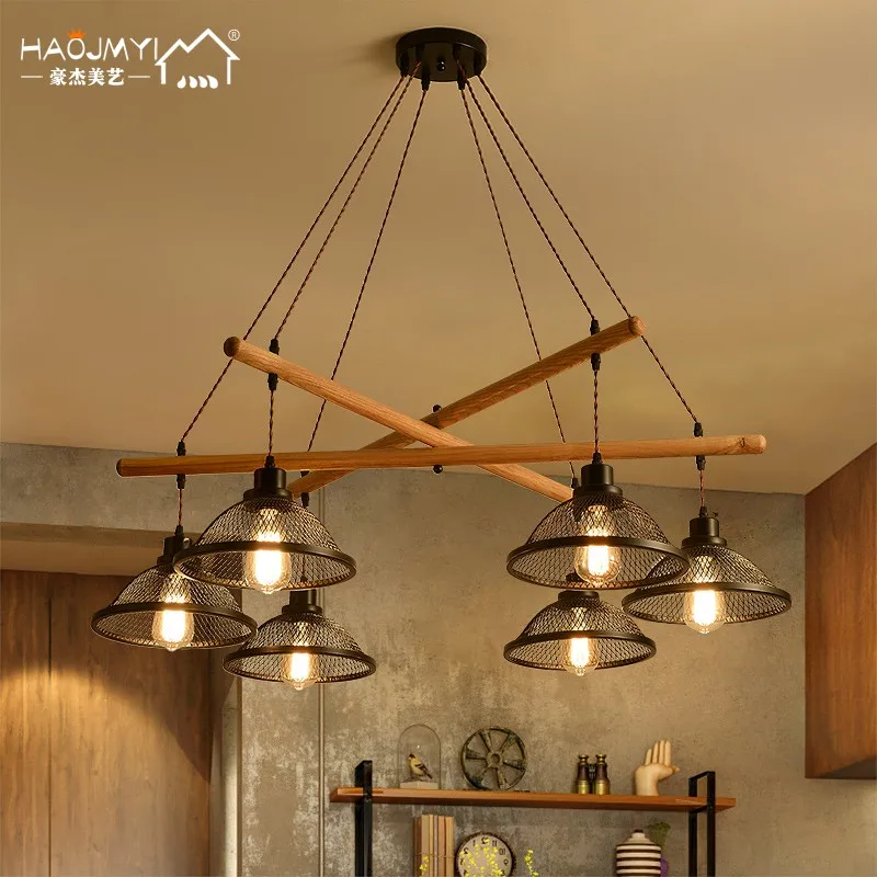 Nordic Living Room Chandelier, Internet Famous Minimalist Homestay Inn, Tea Room Restaurant