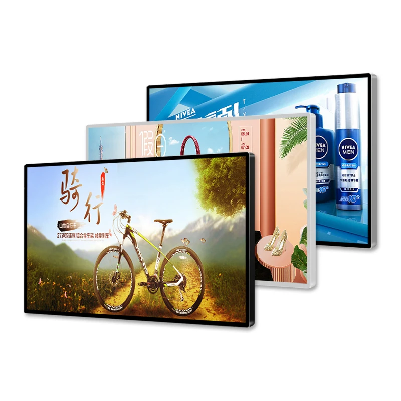 43 Inch 4K Touch Screen Wall Mount Interactive Kiosk, Android Windows WiFi Hot Sale AliExpress, Perfect for Restaurant & Cafe