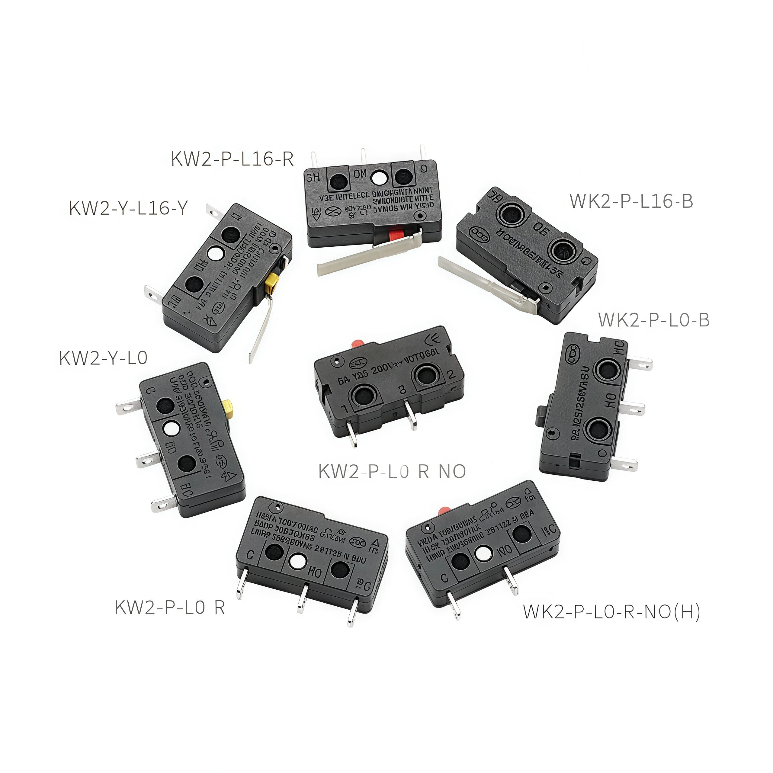 10PCS Micro Limit Switch Momentary Push Button Switch 1A 125V AC Mouse Switch 3Pins Long Handle Roller Lever Arm