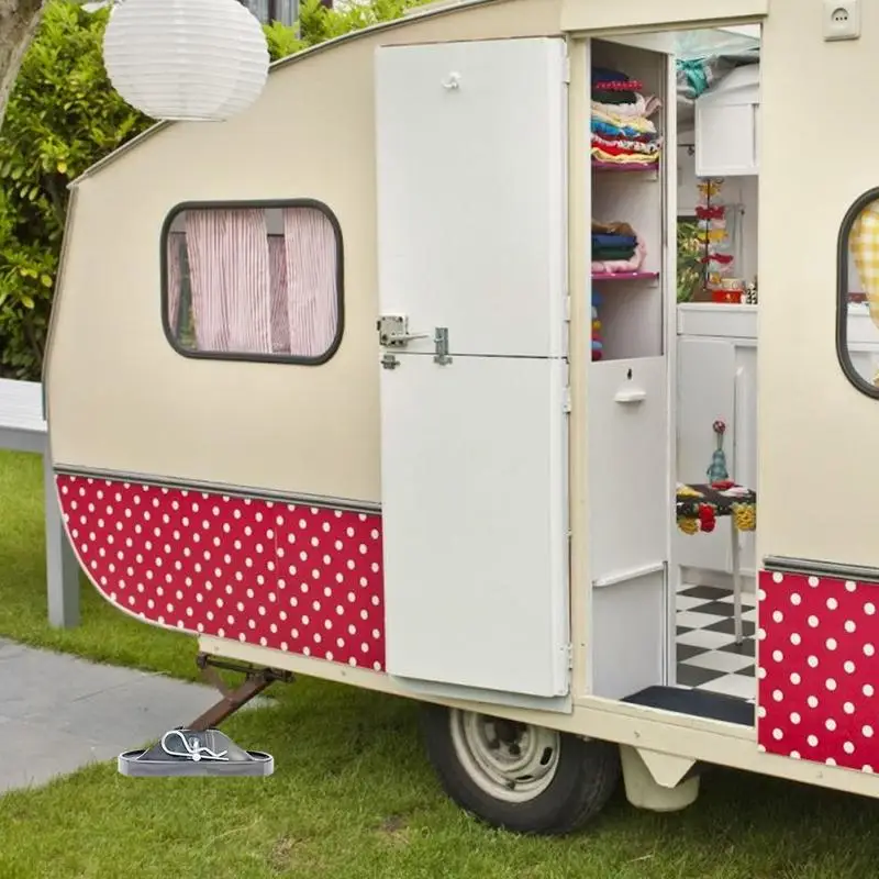 

Накладки для домкрата для RV, стабилизаторы постоянного прикрепления домкрата, 4 шт., накладки для выравнивания прицепа с постоянным прикрепляемым домкратом