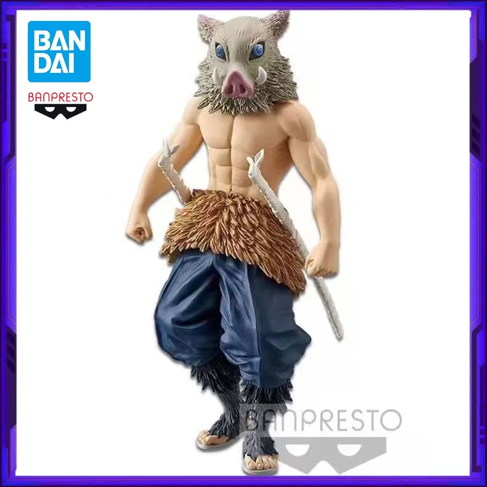 

In Stock Bandai Original Banpresto Demon Slayer: Kimetsu no Yaiba Hashibira Inosuke Anime Action Figure Model Figures Toys