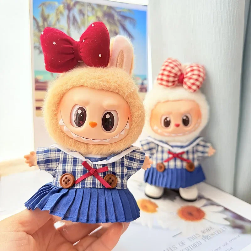 

New Hot first and second generation keychain, Labubu clothing accessories, Labubu clothes, sweetheart sailor clothes, cute Gift