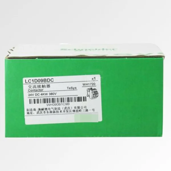 

Один контактор Lc1d09bdc 9a-24 V Совершенно новый оригинальный точечный Plc