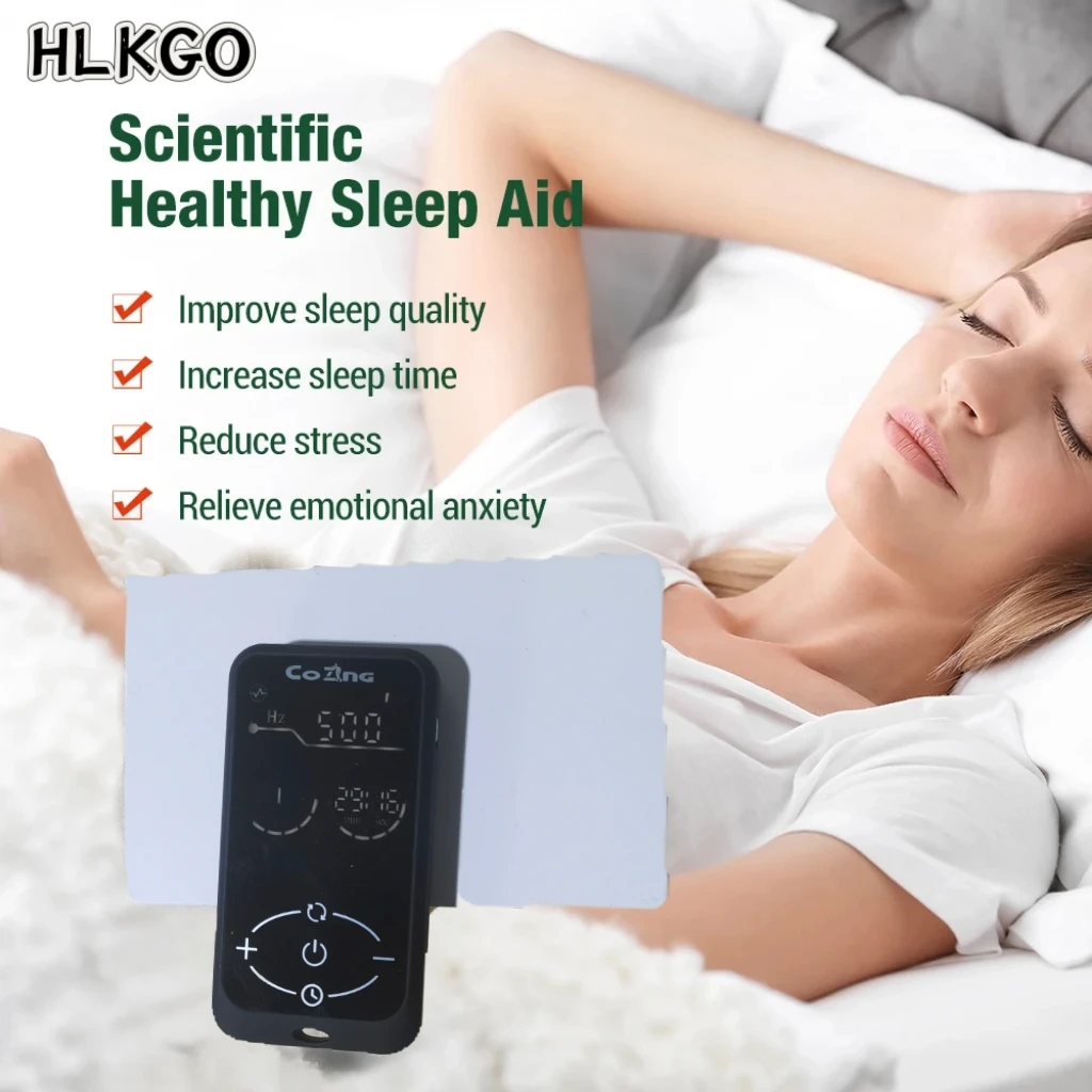 

Rechargeable CES Clip Ear Sleep Aid Device, Cranial Electrotherapy Stimulation for Insomnia Treatment Anxiety Headache Fast Slee