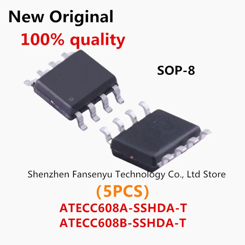 (5piece) 100% New ATECC608A-SSHDA-T ATECC608B-SSHDA-T ATECC608A-SSHDA ATECC608B-SSHDA ATECC608A ATECC608B sop-8 Chipset