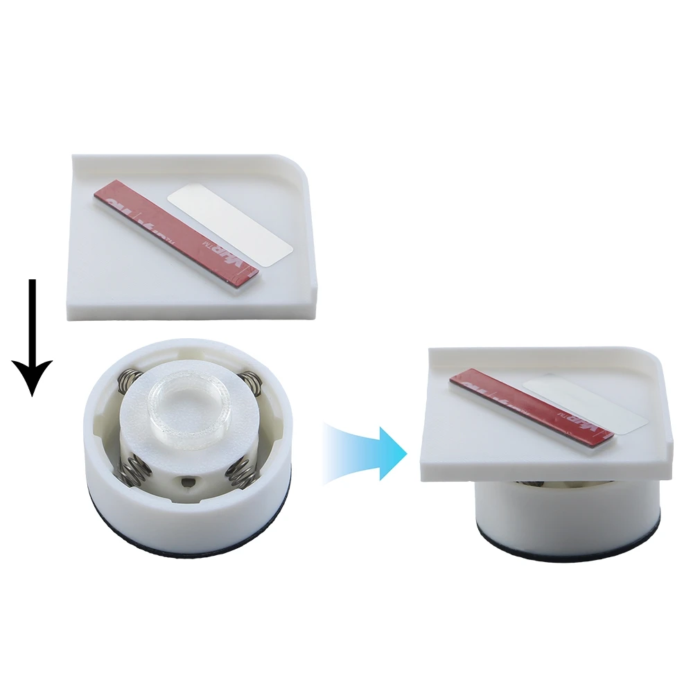 ملحقات الطابعة ثلاثية الأبعاد: وسادات قدم مطورة مضادة للانزلاق ومضادة للاهتزاز وتقليل الضوضاء لـ Bambu Lab A1 Mini #4