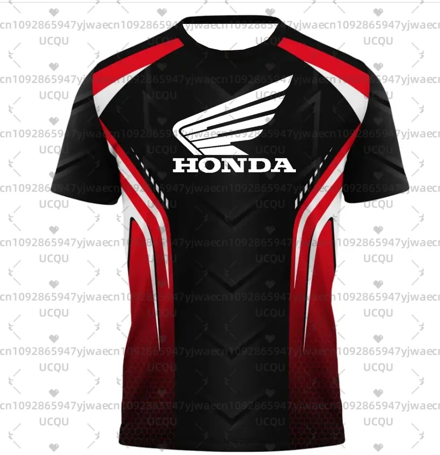 

Honda Quick Dry And Breathable Racing Men Summer Motorcycle Biker Jersey Sportswear Short Sleeve Lightweight Outdoor T-shirt