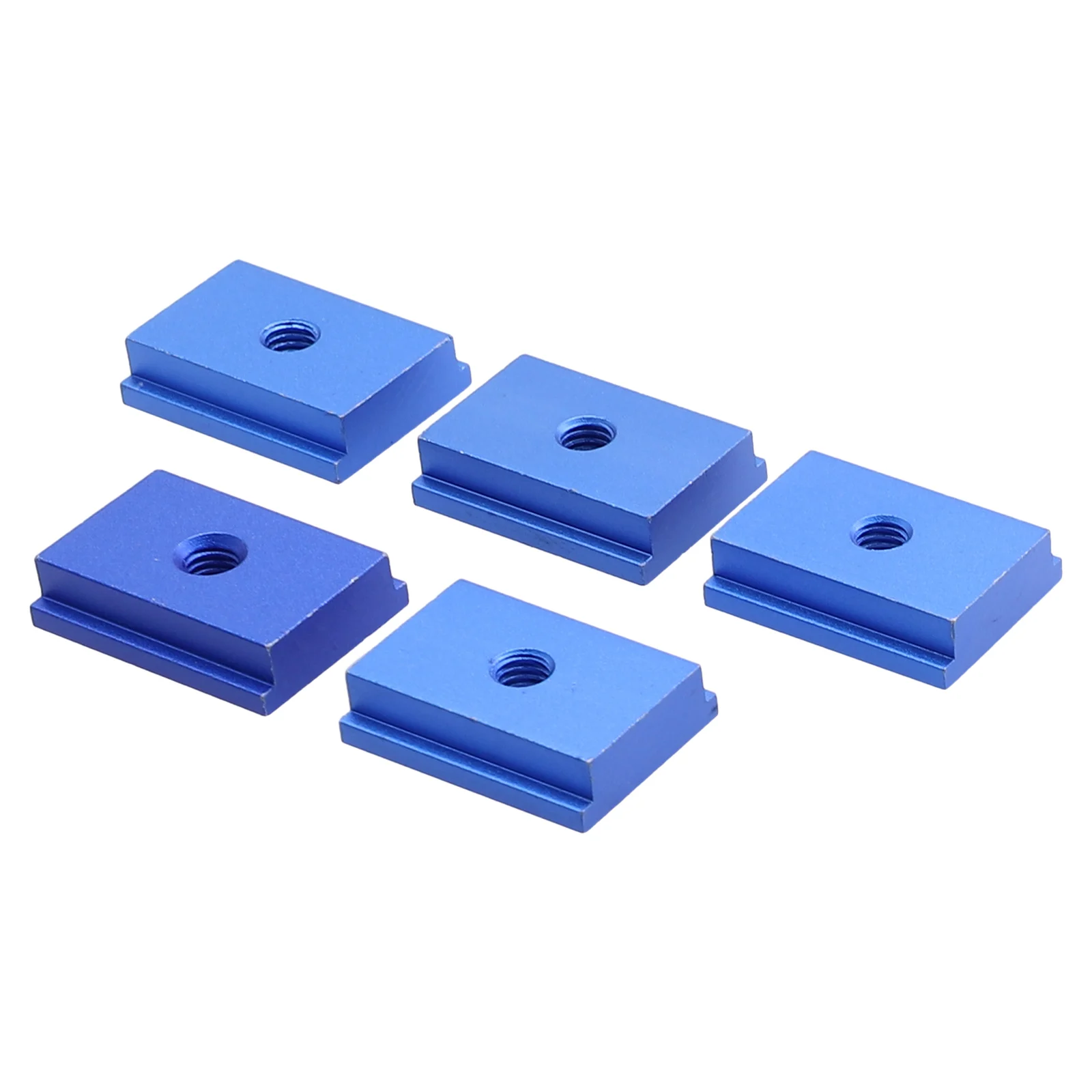 

T Track Set T Track Slider Blue Compact Design M6 M8 30x23x7.8mm Aluminum Alloy Wood Industry Woodworking Table