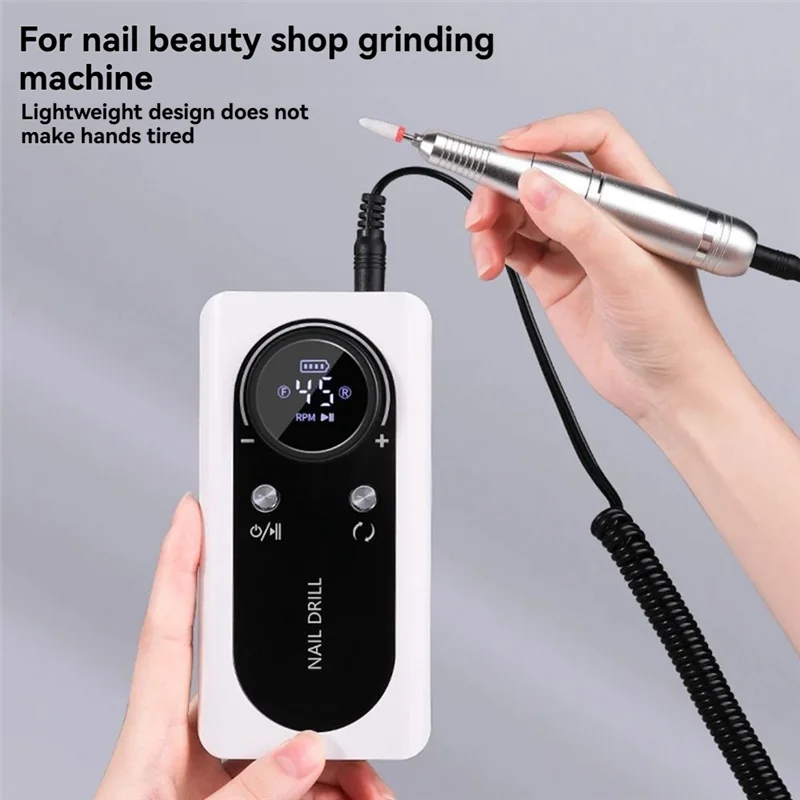 

Low Noise Nail Sander Polish Machine Professional Nail Removal Machine Nail Polish Machine Manicure Salon Tool-A58E