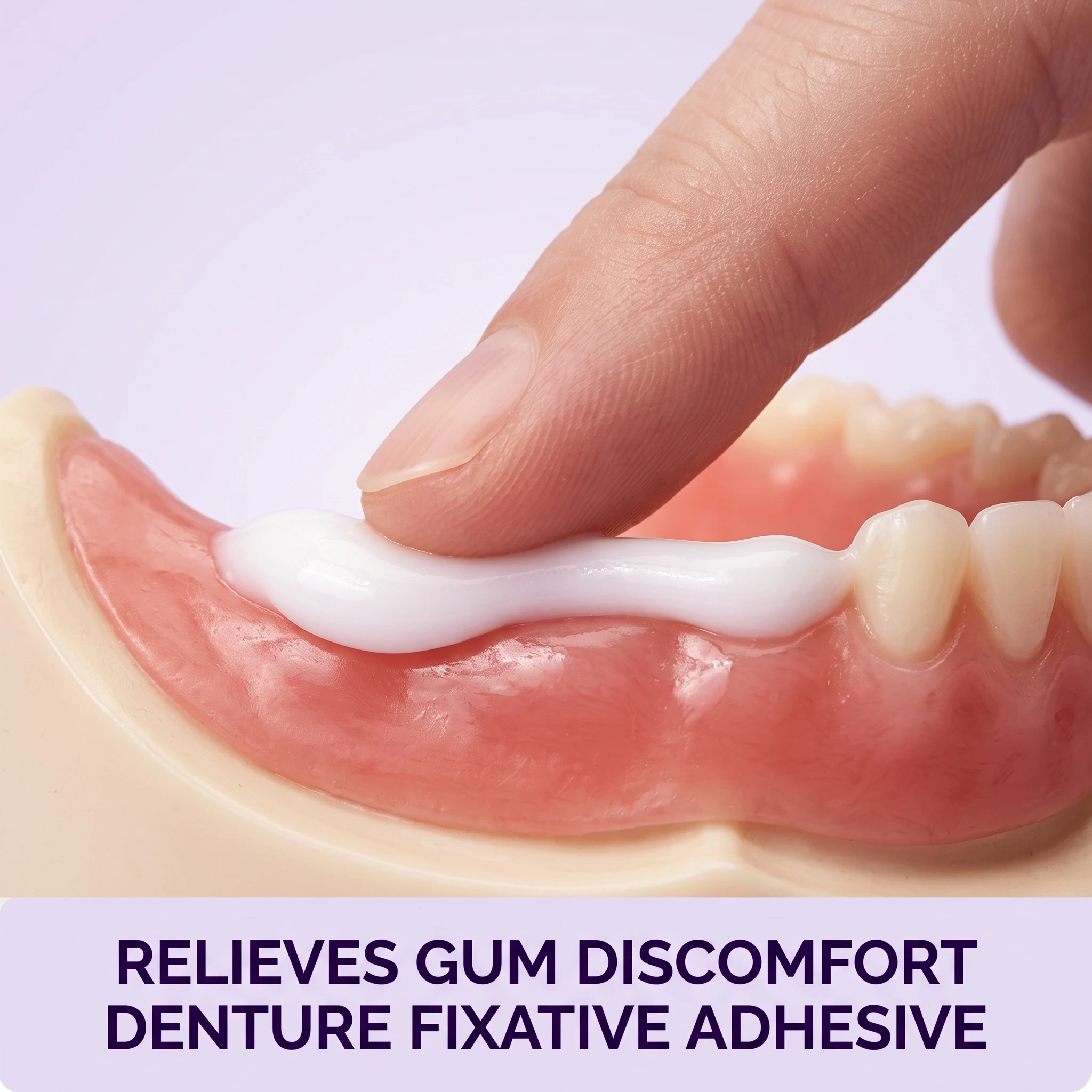 Denture Adhesive Denture Fixative Gel Denture Care Strong Hold Denture Cream Loose Denture Solution Clear Gel Oral Care Portable