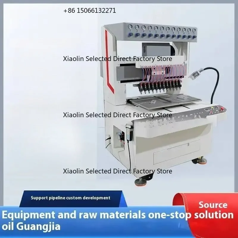 

18-Color PVC Molding Machine Silicone Phone Case Application And Logo Automatic Production Glue Equipment