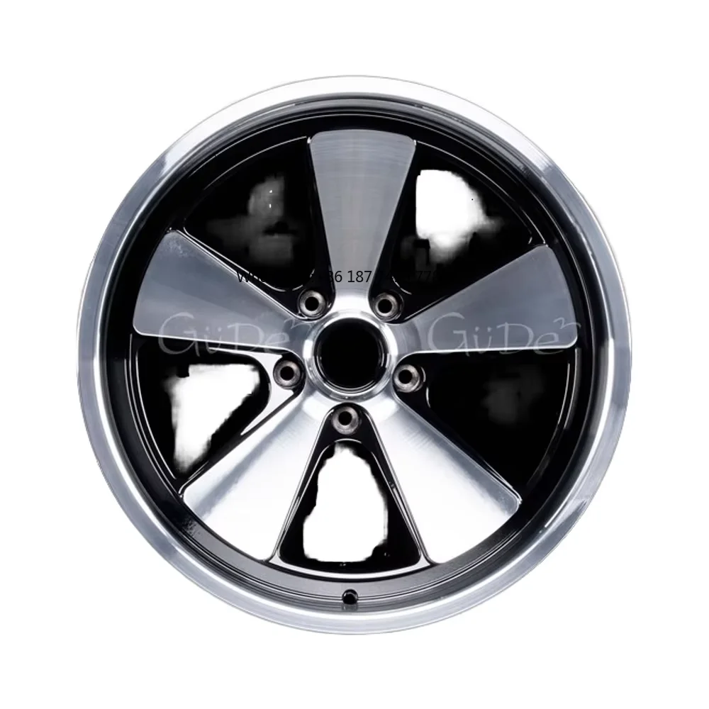 

18-22 Inch Glossy Black Machine Silver Forged Alloy Wheel Rims 5X130 PCD New Racing Car Spoke Design for. 911 .