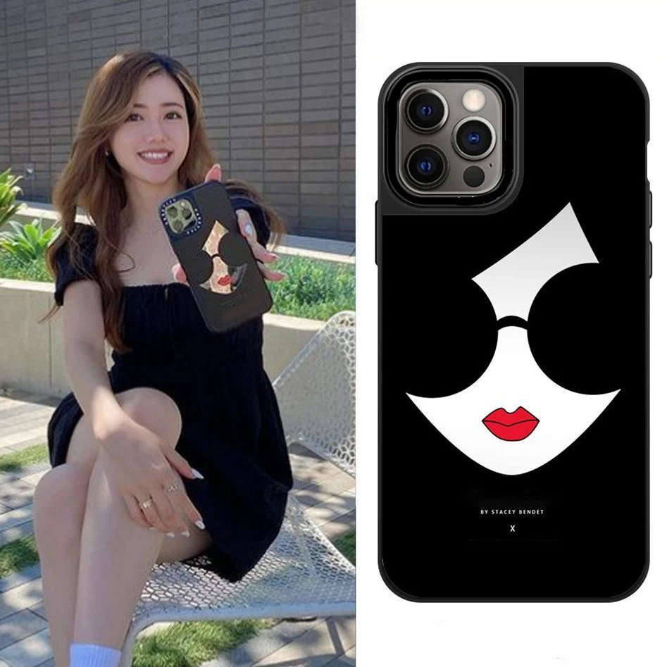 

Sunglasses Girl MagSafe Mirror Phone Case Cover for IPhone 11 12 13 14 15 Pro Max Case for IPhone 15 Pro Max