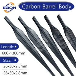 EBON Carbon fiber cuttlefish Shape tube 26mmx30mm 28mmx32mm Carbon Fiber spearfishing barrel, speargun tube, railguns Waterproof