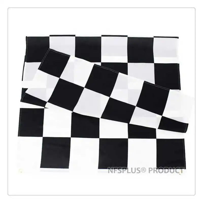 Race Checkered Flag Auto Racing 3x5 Feet Black White Chequered Printed Home Party Garden Garage Flags Banners Decoration Outdoor