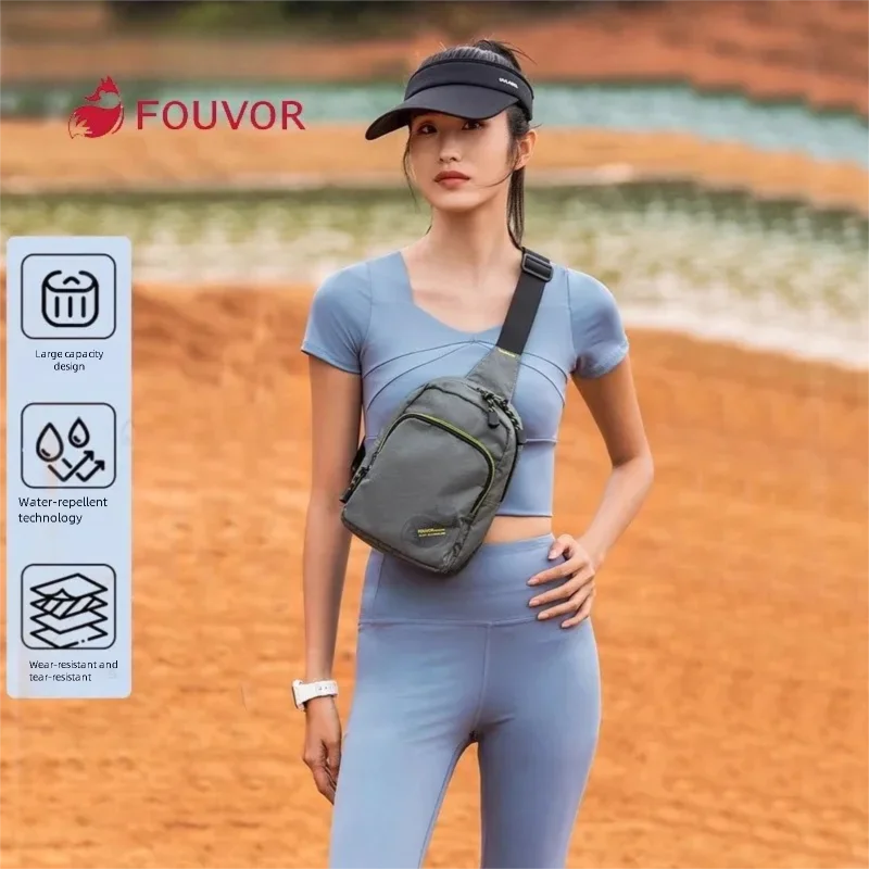 

Спортивная поясная сумка Fouvor, новинка 2025 года, легкая дорожная сумка Оксфорд, водонепроницаемая, с несколькими карманами, уличная удобная сумка через плечо 3033-09