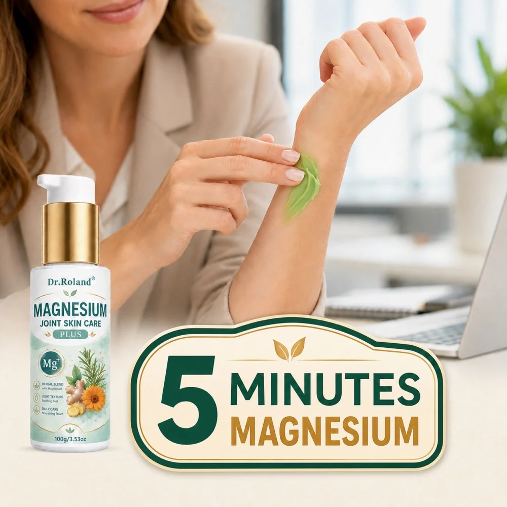 Magnesium Glucosamine Joint Care Cream 5 Min Fast Absorbing Botanical Formula for Knee Shoulder Back Leg Sports Massage Care