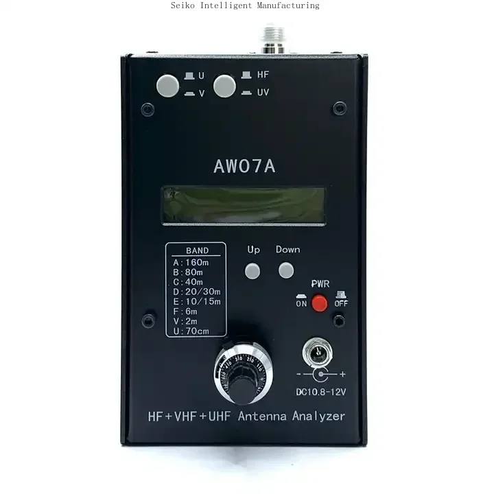 JmTech AW07A HF +UV Spectrum Analyzers Multiband Antenna Analyzer 1.5-490MHZ SWR Antenna Analyzer 160M Measure Tool