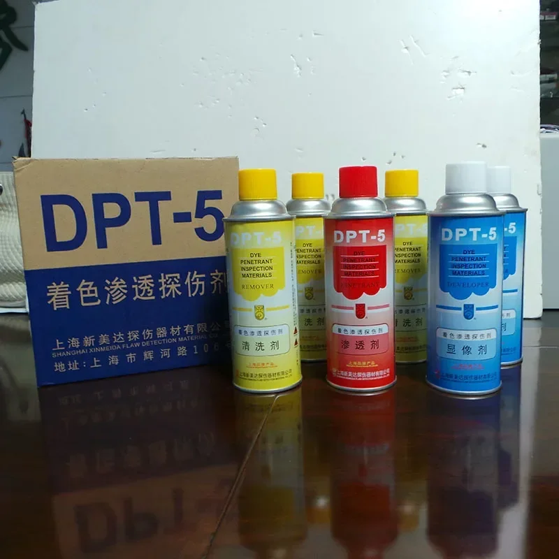 DPT-5 Colorant 6 Bottle Set Penetrant Imaging Agent Cleaner Set