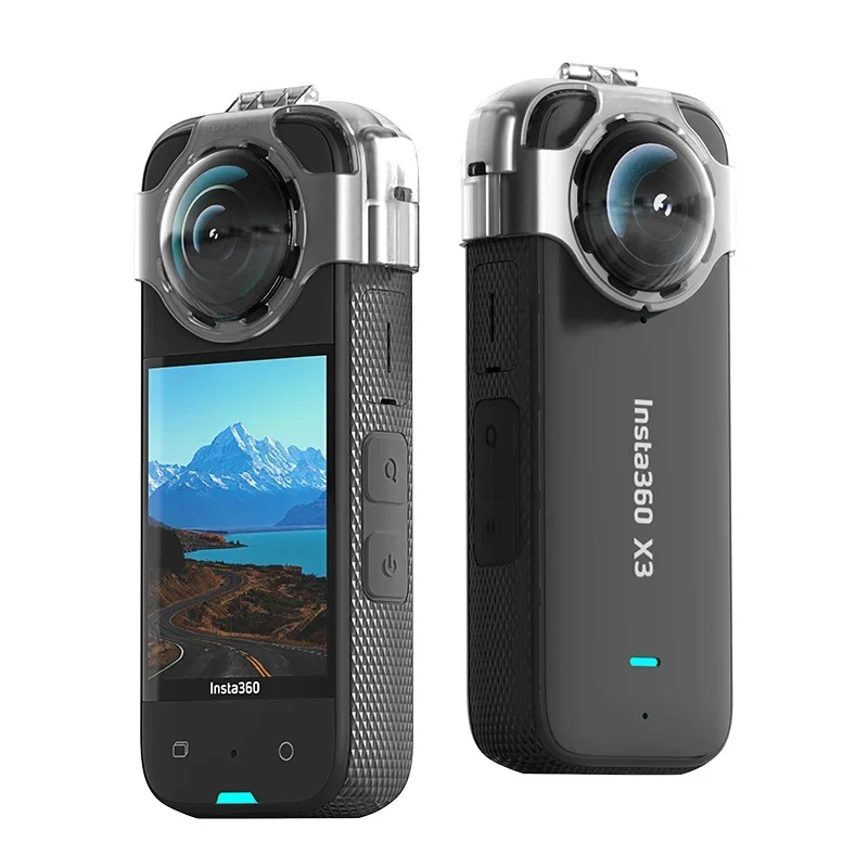 Pelindung lensa Snap-on Anti kabut untuk Insta360 X3 aksesoris kamera aksi bongkar dan rakitan Insta360 mudah