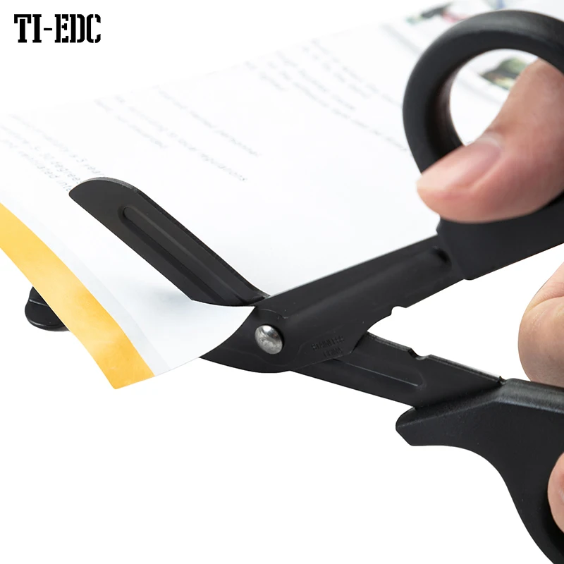 Medical Rescue Scissors Plastic Handle Stainless Steel Wound Gauze First Aid Practical Outdoor Nurse Scissor