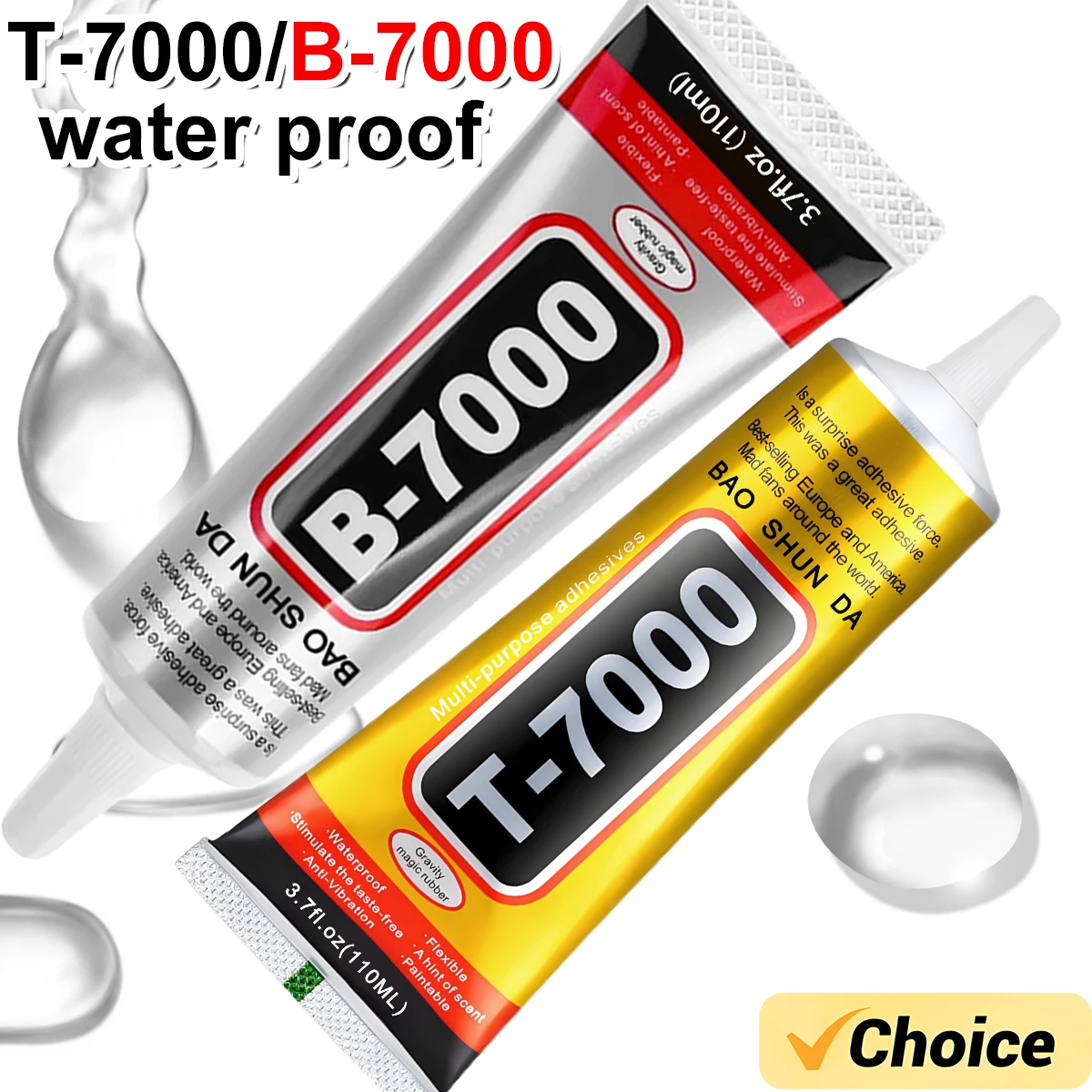 Startseite T7000 15ML 50ML 110ML Kleber für Uhrenhandys Reparatur Farbe Kontaktkleber B-7000 Glas Kunststoff Spielzeug Universal DIY Kleber – Detail 2