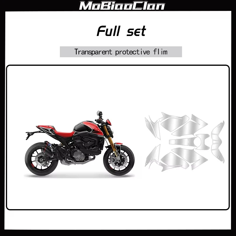 Per Ducati Monster 937 monster937 MONSTER 937 Pellicola invisibile Pellicola protettiva trasparente Accessori per la modifica del serbatoio del carburante ﻿