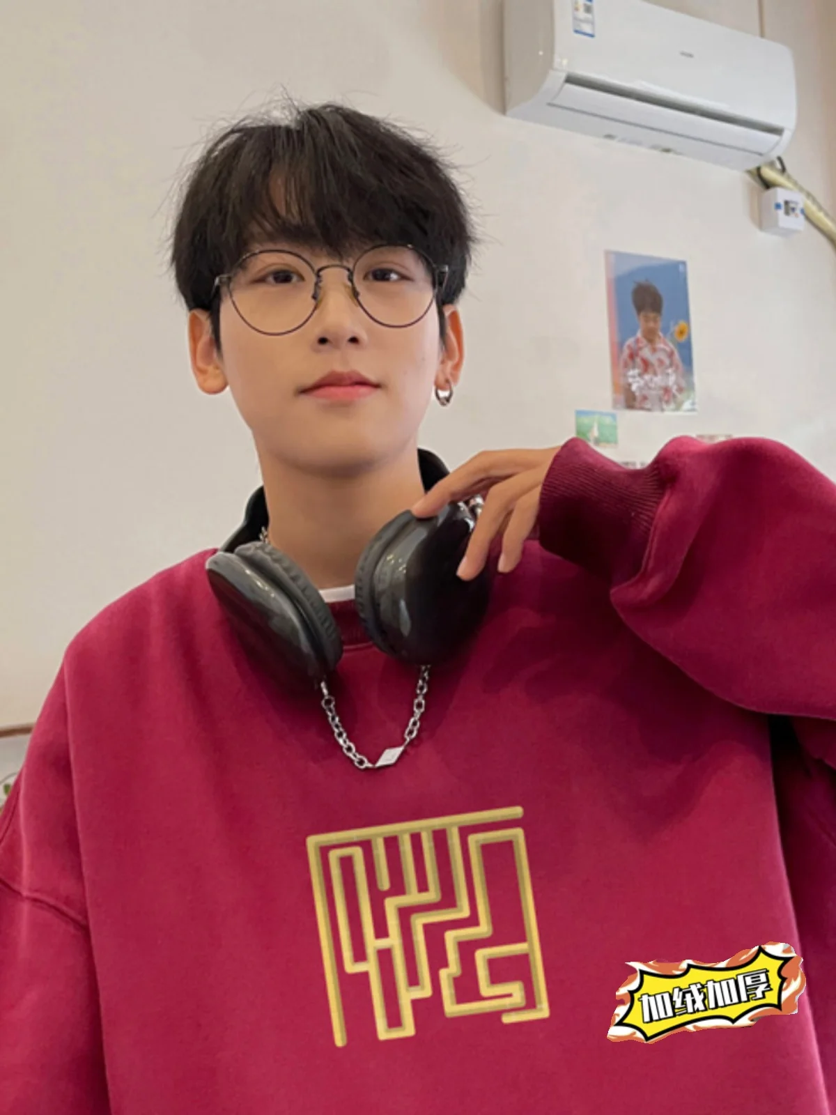 

Подростковая толстовка оверсайз с капюшоном на флисовой подкладке для осени и зимы, в американском стиле, спортивная, повседневная, модная