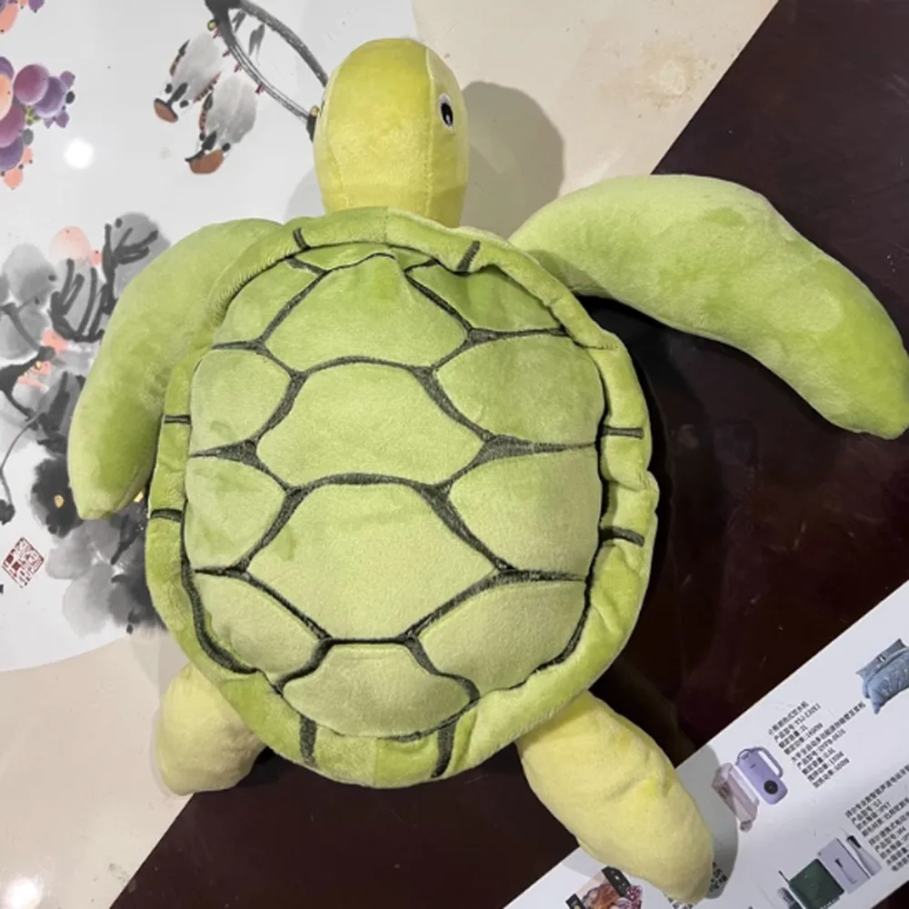 Meerestier Schildkröte Flauschige Stoffpuppe Schildkröte Gefüllte Sammlung Weiches Tier Meeresschildkröte Kissen Geburtstag Weihnachten
