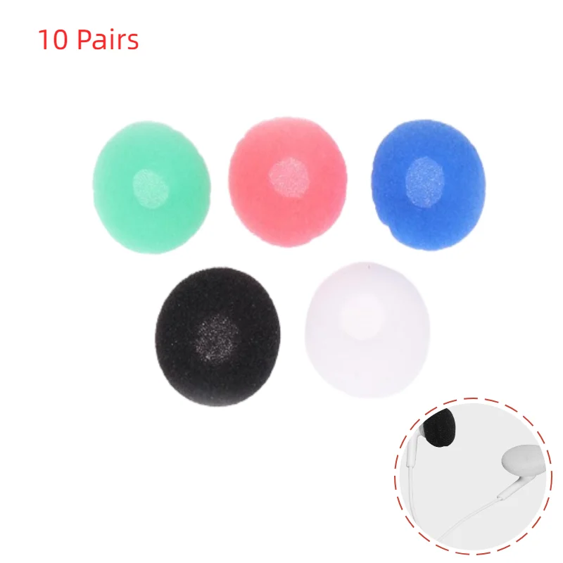 20 szt. Wkładek dousznych obejmuje zestaw słuchawkowy MP3 MP4 Moblie wkładki do uszu do słuchawek pianka 18mm gąbka słuchawki Bluetooth wymiana słuchawek