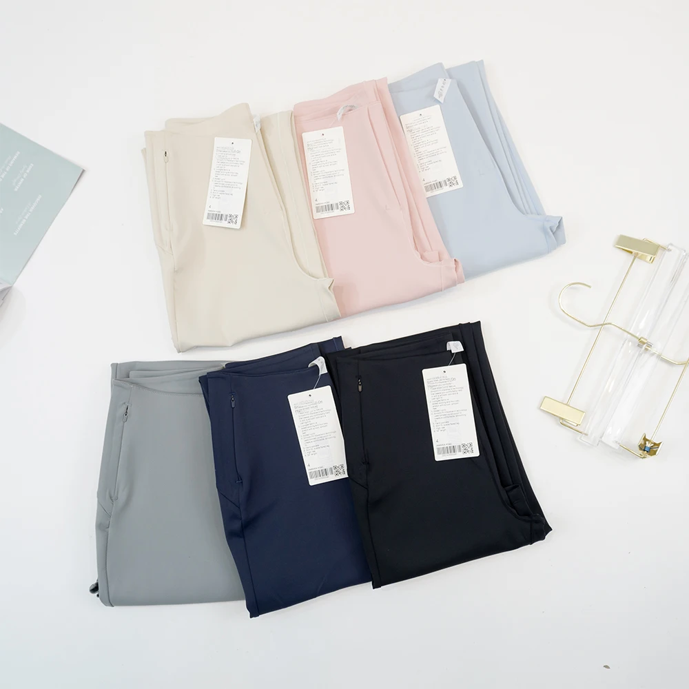 LULU FLORA Slim-Fit-Anzughose, lässig und für den Alltag geeignet, schlankmachend, knitterarm, formstabil, mit Taschen für eine bessere Figur, elastisch. – Detail 12