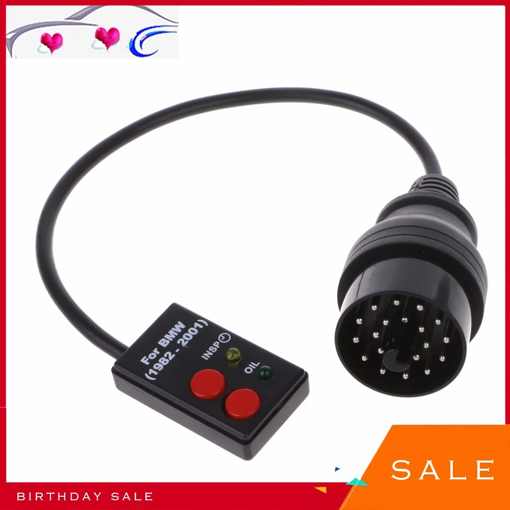 

New Pin Reset Tool 20 Pin Sockets Oil Service Reset Scan Diagnostic Tool For BMW E30 E34 E36 E39 Z3