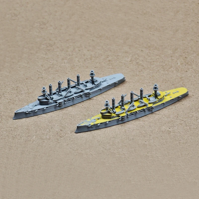 

2PCS Length 6.5cm St.Louis Class Protected Cruiser Model 1/2000 Scale Battleship Waterline Type for Static Display Decoration