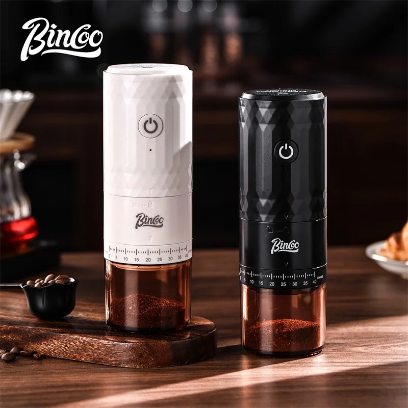 Bincoo DM08 Portable Electric Grinder – Wireless Coffee Bean Mill, Starry Design Small Automatic Grinding Tool for Home