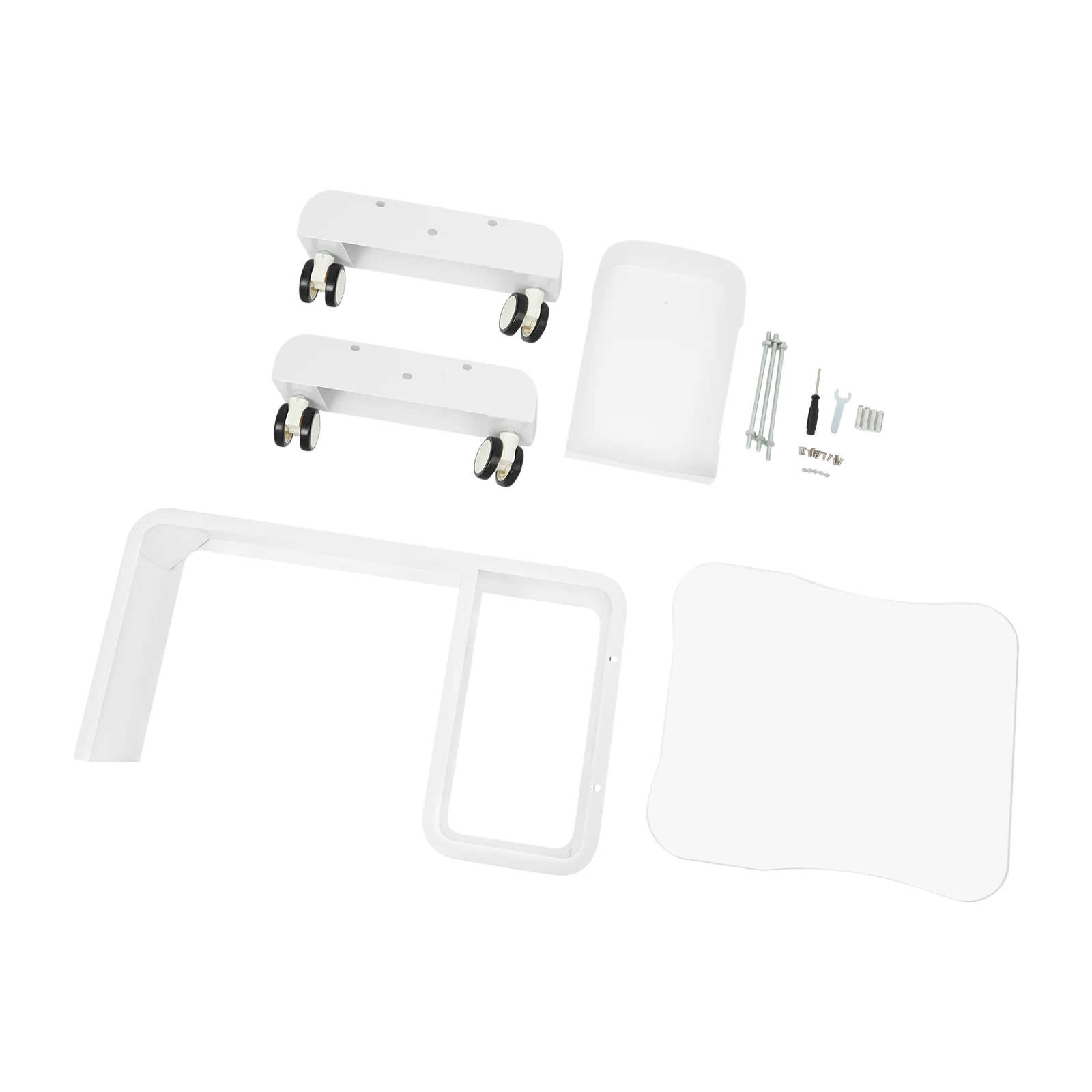 عربة دوارة لصالونات التجميل بطبقتين، عربة حامل آلة التجميل في المنتجعات الصحية، حركة مرنة، لصالونات التجميل ومتجر التجميل والمستشفيات #4