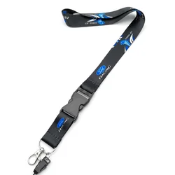Car Lanyard Neck Straps Key Cell Phone Work ID Card Hanging Rope Creative Fasahoin Gifts For Ford Auto Keychain Accessories