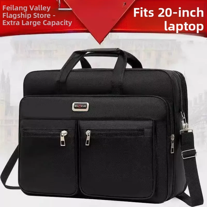 

Large Capacity Oxford Cloth Men's Crossbody Bag Waterproof Wear-resistant Business Casual Sports Handbag Shoulder Bag