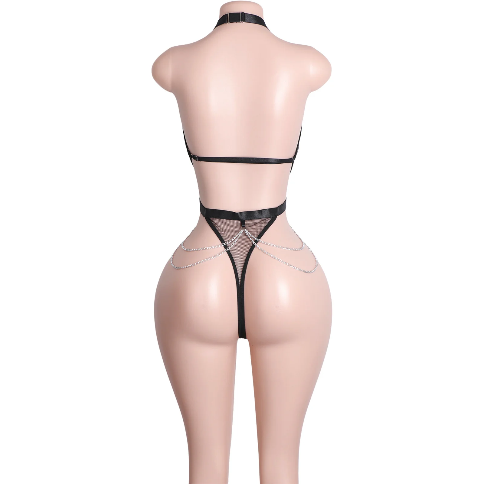 ボディスーツハロウィンランジェリー網タイツビキニセクシーなボトルガール衣装エキゾチックダンスウェアクラブパフォーマンスファッションハイカットストリッパー